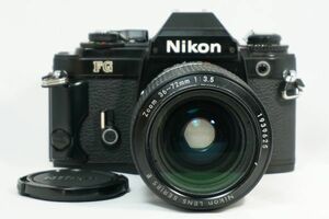 ニコン Nikon FG ブラック / Nikon LENS SERIES E Zoom 36-72mm F3.5 #V560008-02J22-2350