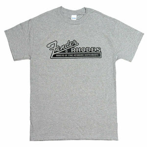 [Mサイズ]Fender Rhodes（フェンダー・ローズ） ロゴTシャツ スポーツグレー