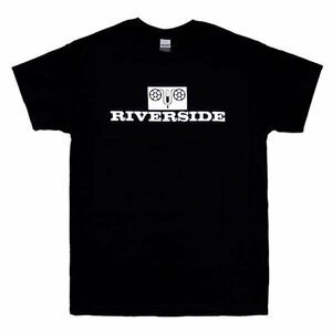 [Sサイズ]Riverside （リヴァーサイド） Records ジャズレーベル ロゴTシャツ ブラック