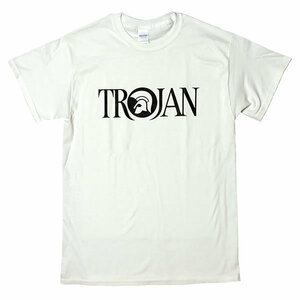 [Sサイズ]Trojan（トロージャン）Records 甲本ヒロト着用 ロゴTシャツ ホワイト