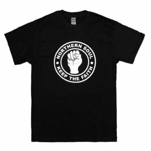 [Sサイズ]Northern Soul （ノーザン・ソウル） サークルロゴ Tシャツ #2 ブラック