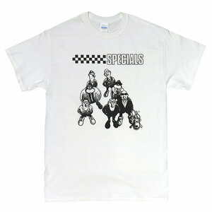 [Sサイズ]The Specials（スペシャルズ）カトゥーンデザインTシャツ #1 ホワイト