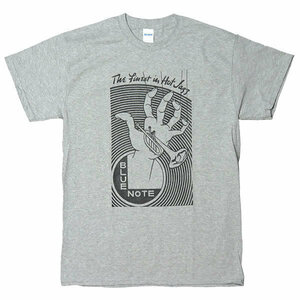 [XLサイズ]Blue Note （ブルーノート） 1940年代 SP時代 カタログ ジャズTシャツ マニア向け グレー