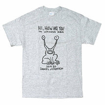 [Mサイズ]NIRVANA カート・コバーン着用 Daniel Johnston ダニエル・ジョンストン 復刻 Tシャツ グレー_画像1