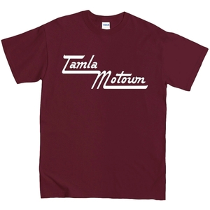 [Mサイズ]Tamla Motown（タムラ・モータウン） Records ロゴTシャツ レッド