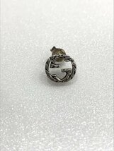 【76】GUCCI グッチ ピアス インターロッキングG 片耳 silver 925　_画像2