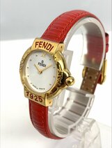 【86】１円～ FENDI フェンディ 腕時計 レディース 009-430L-598 ホワイトシェル文字盤 1925 不動品 オシャレ_画像2
