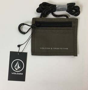 VOLCOM ボルコム D60120JAMIL② ウォレット Wallet 紐付き財布 ミリタリー色 便利な旅行用品 トラベルグッズ ヴォルコム 新品即決 送料無料