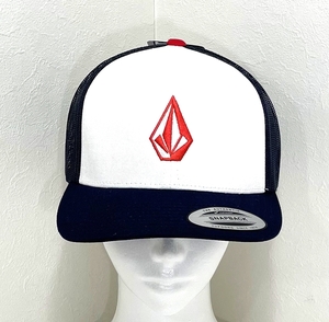 VOLCOM ボルコム D5532104NVC① 帽子 Cap メッシュキャップ Yupoong ユーポン社製 ストーンロゴ Logo ヴォルコム Hat 新品 即決 送料無料