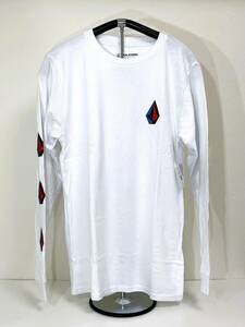 VOLCOM ボルコム A3622200WHT③ メンズ Sサイズ 長袖Tシャツ ロンティー T-Shirts ロゴもの ホワイト 白色 ヴォルコム 新品 即決 送料無料