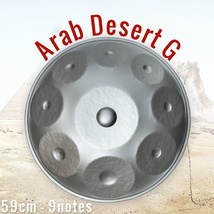 送料無料 ハンドパン スチールパン 打楽器 パーカッション Arab Desert G(59cm 9notes) ソフトケース付属 民族楽器_画像1