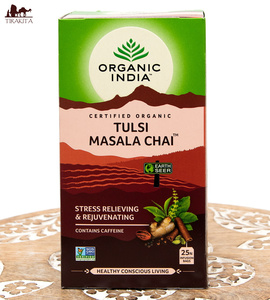 ハーブ ハーブティー トゥルシー ティーバッグ 有機トゥルシーティ マサラチャイ MASALA CHAI(25包) (Organic India)