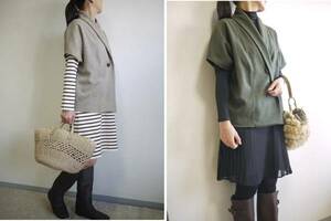*YONE for adult low b cardigan. paper pattern hand made jacket feather weave adult clothes pattern wool 