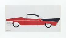 新品☆額付アートポスター★絵画☆Andy warhol★アンディ・ウォーホル☆アメリカンポップアート◎インテリア☆RED CAR☆赤い車☆103_画像2