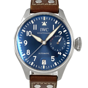 【中古】IWC ビッグパイロットウォッチ プティプランス IW500916 自動巻き 星の王子様 レザー 46mm ブルー International Watch Company