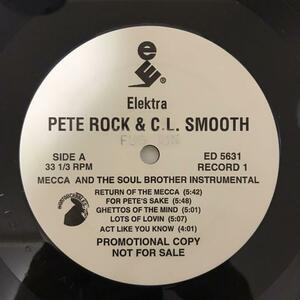 鬼レア Pete Rock & C.L. Smooth - Mecca And The Soul Brother Instrumental