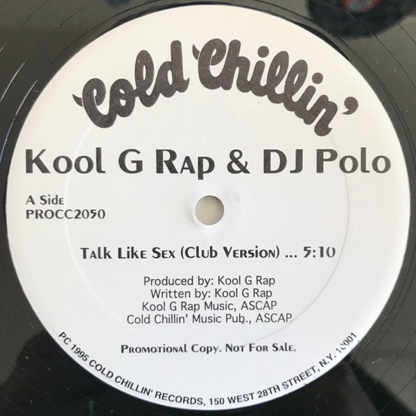 Kool G Rap & DJ Polo - Talk Like Sex (激レアUSオリジナル/プロモオンリー/Promo/ミドル/ニュースクール)