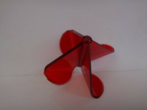 BUZZ BLADE X4 CL/ REDbaz blade propeller clear red 4 sheets wings tuning parts for exchange original work America made crevice attaching 