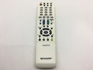 SHARP　リモコン　GA953WJSB　中古品T-3294