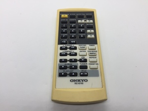 ONKYO　リモコン　RC-674S　中古品RC-1141