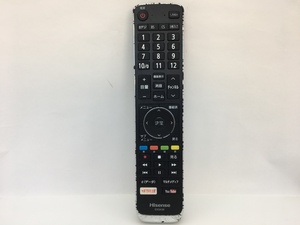 Hisense　リモコン　EN3A39　中古品M-7797