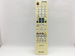 SHARP　リモコン　GB097WJSB　中古品M-4394