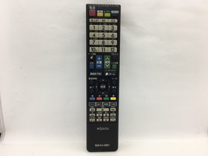 SHARP　リモコン　GB026WJSA　中古品M-1743