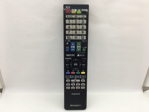 SHARP　リモコン　GB026WJSA　中古品M-3496