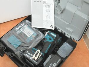 ◆未使用 makita マキタ TD172DRGX 充電式インパクトドライバ 電動工具 バッテリー2個 18V 6.0Ah 青 ブルー 電動工具 DIY◆