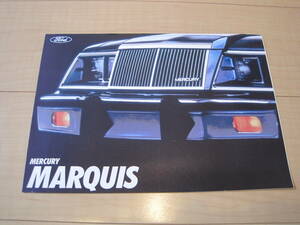 フォード　マーキュリー　マーキー　カタログ　FORD　MERCURY　MARQUIS