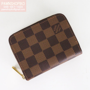 質イコー [ルイヴィトン] LOUIS VUITTON ダミエ ジッピー・コイン パース／コインケース／小銭入れ N63070 TS1157 極美品