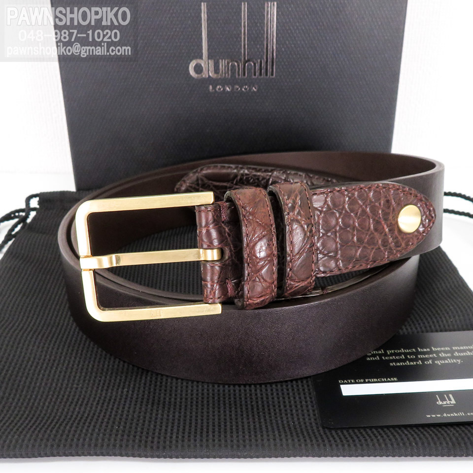 dunhill ダンヒル メンズ ベルト クロコダイル dunhill ダンヒル メンズ ベルト クロコダイル ベルト 小物 メンズ 【セール】