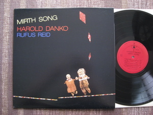 ★HAROLD DANKO♪MIRTH SONG★Sunnyside SSC 1001★US orig盤LP★