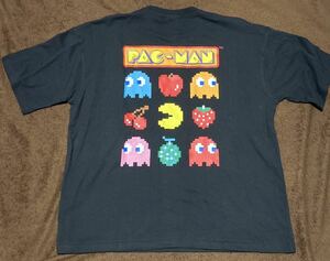 【4Lサイズ】新品 パックマン tシャツ レトロ ゲーム ファミコン ナムコ 限定 tee PAC-MAN ドット 絵