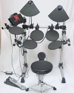「YAMAHA/ヤマハ」 電子ドラム DTXPRORER 動作確認済み 現状品 中古スティック3組付 楽器 打楽器 電子パッド ドラムセット