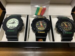 CASIO カシオG-SHOCK AW560 3本セット　美品　アナログ　デジタル　アナデジ蓄光　オールドG マニア　80s 90s Gマニア　LTD