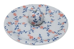  Country flower circle . plate fragrance establish fragrance length ceramics made in Japan ACS WEB SHOP original 9-6