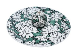  Margaret green circle . plate fragrance establish fragrance length ceramics made in Japan ACS WEB SHOP original 9-10