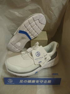  Asahi уход за ногами [ производство *.*.] совместная разработка! medical спецификация полная загрузка. комфорт обувь рождение 003 белый 25.0.