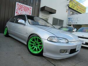 DEEPS★新品EG6シビックSiR純正形状H4ヘッドライト左右セットガラス製★検)EG3 EG4 EG5 EG7 EG8 EG9フェリオ B16A