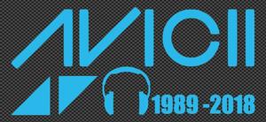 【全16色】DJ アヴィーチー/DJ Avicii/RIP Avicii car sticker-1/カー ステッカー/車用/シール/Vinyl/Decal/デカール/スカイブルー・水色