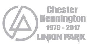 【全16色】リンキン・パーク/Linkin Park/チェスター・ベニントン/Chester Bennington car stickerカーステッカー車シールシルバーsilver銀