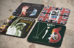 人気レア!《ザ・フー - The Who》オリジナル・アルバム ジャケット デザイン コルク製 コースター 4個セット-21-24(6)