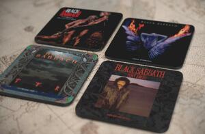 人気レア!《ブラック・サバス-Black Sabbath》オリジナル・アルバム ジャケット デザイン コルク製 コースター 4個セット-17-20(5)
