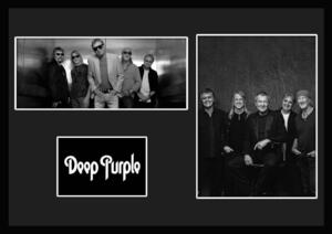 10種類!Deep Purple/ディープ・パープル/ROCK/ロックバンドグループ/証明書付きフレーム/BW/モノクロ/ディスプレイ (3-3W)