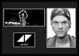 10種類!DJ Avicii/DJ アヴィーチー/ティム・バーグ/トム・ハングス/ミュージック/証明書付きフレーム/BW/モノクロ/ディスプレイ(9-3W)