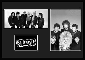 10種類!Blondie/ブロンディ /ROCK/ロックバンドグループ/証明書付きフレーム/BW/モノクロ/ディスプレイ (9-3W)