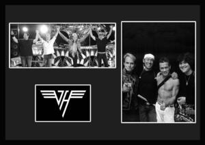 10種類!Van Halen/ヴァン・ヘイレン/ROCK/ロックバンドグループ/証明書付きフレーム/BW/モノクロ/ディスプレイ (9-3W)