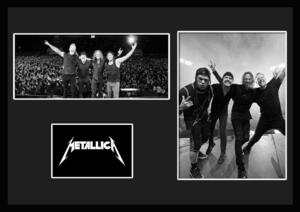 10種類!Metallica/メタリカ/ROCK/ロックバンドグループ/証明書付きフレーム/BW/モノクロ/ディスプレイ (3-3W)