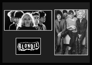 10種類!Blondie/ブロンディ /ROCK/ロックバンドグループ/証明書付きフレーム/BW/モノクロ/ディスプレイ (6-3W)